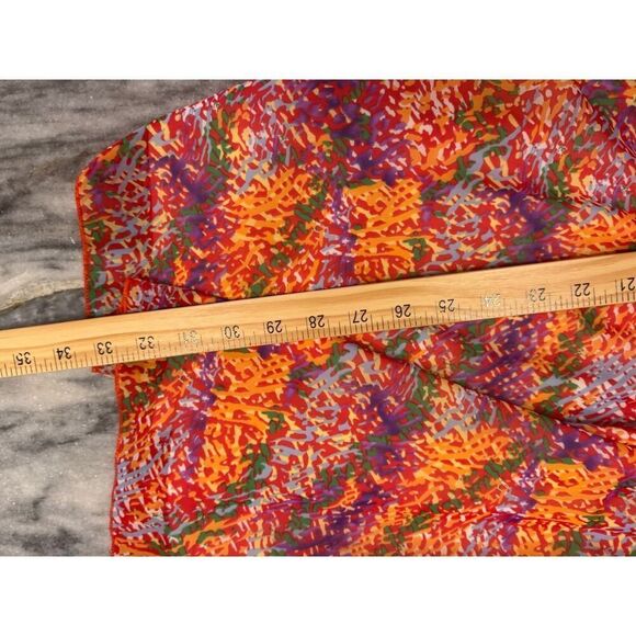 ShopMamie Colorful Strappy Sundress Small | Bold Abstract Print Summer Dress - Picture 9 of 11